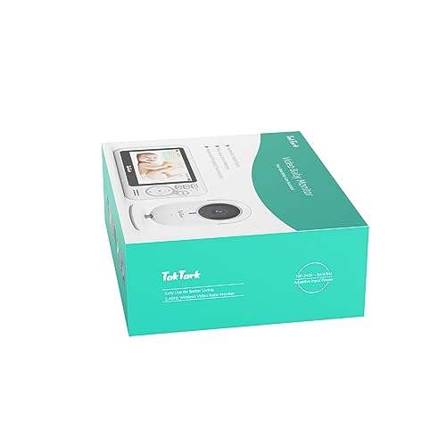 TakTark Kamera dla niemowląt, 4,3" IPS IPS, kamera monitorująca dla ni - obrazek 6