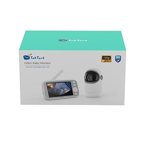 TakTark Baby Monitor, 5.0" Baby Monitor wideo i audio 720P HD 3050mAh - obrazek 6