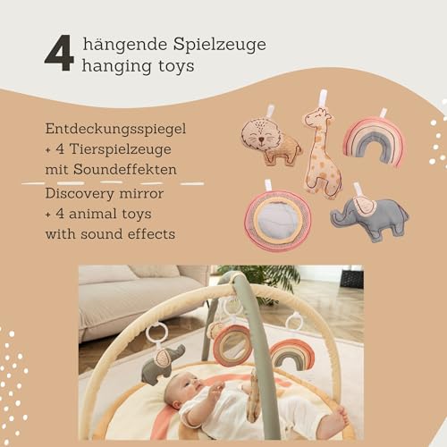 Hakuna Matte Łuk do zabawy dla niemowląt - bardzo gruby i miękki koc d - obrazek 10