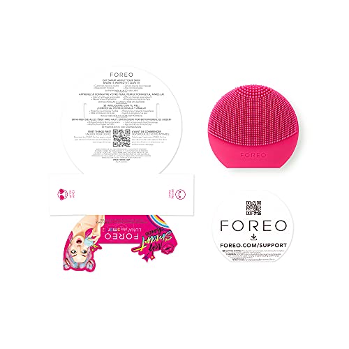 FOREO LUNA play smart 2 - Urządzenie do analizy skóry i oczyszczania twarzy dla wszystkich rodzajów skóry (Cherry Up) - Kompleksowe rozwiązanie dla pielęgnacji skóry - obrazek 4