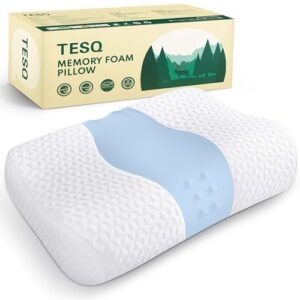 TESQ Ortopedyczna poduszka szyjki BLUE
