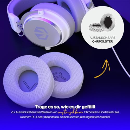 Słuchawki ENDORFY VIRO Plus USB Onyx White z kartą dźwiękową 7.1 i odłączanym mikrofonem - obrazek 6