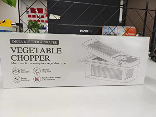 Profesjonalna krajalnica do warzyw 15 w 1 z 7 wymiennymi nożami - idealna do przygotowywania frytek, krojenia marchewki, cebuli i pomidorów - obrazek 3