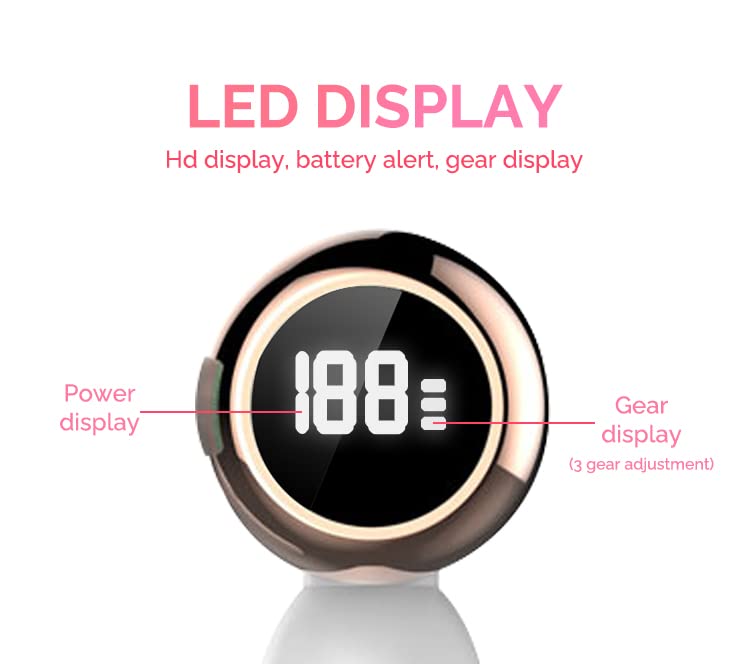 OBEST Elektryczna szczotka do oczyszczania twarzy, z 5 wodoodpornymi g - obrazek 5