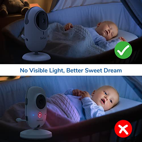 TakTark Kamera dla niemowląt, 4,3" IPS IPS, kamera monitorująca dla ni - obrazek 11