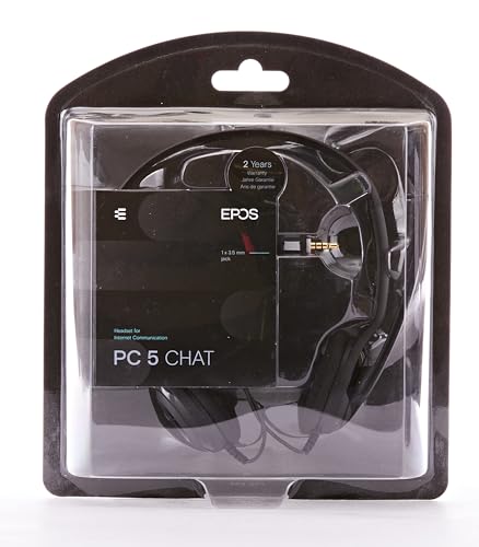 Słuchawki EPOS PC 5 Chat SENNHEISER - doskonała jakość dźwięku i komfort użytkowania - obrazek 2