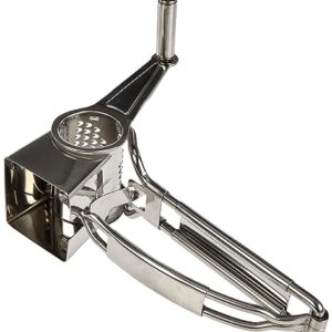 Stainless Steel Cheese Grater with Handle - Drum Cheese Grater for Cheese, Vegetables, Fruits, and Nuts - Parmesan Cheese Grater - Stainless Steel Drum Grater
Tarka do sera ze stali nierdzewnej z korbą - Tarka bębnowa do sera, warzyw, owoców i orzechów - Tarka do parmezanu - Tarka bębnowa ze stali nierdzewnej