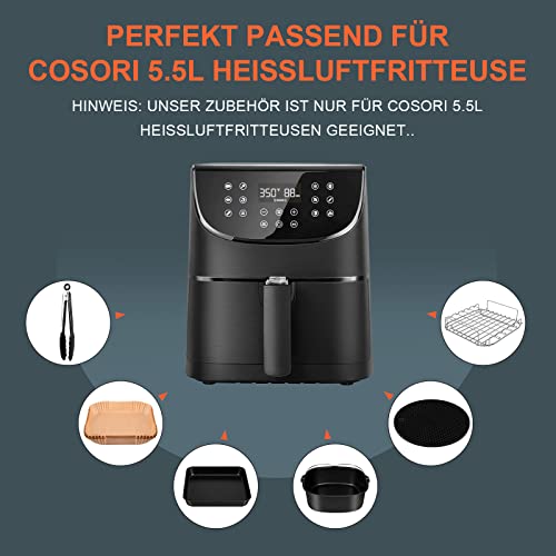 Zestaw akcesoriów do frytkownicy COSORI 55 l XXL - idealne dodatki dla Twojej frytkownicy na gorące powietrze! - obrazek 6