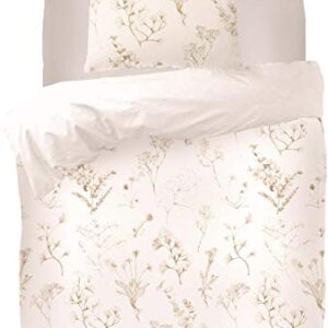 Luksusowa pościel Kayori EMI z 100% Tencel 135 x 200 cm 80 x 80 - naturalny kolor