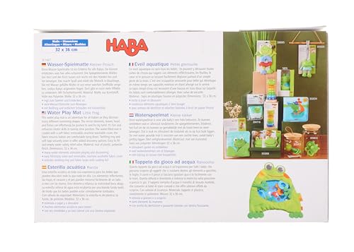 HABA 301467 - mata do zabawy wodna, żaba, zabawka dla małych dzieci - obrazek 6