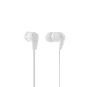 Zestaw słuchawkowy z mikrofonem w kolorze białym - doskonała jakość dźwięku i wygodne użytkowanie