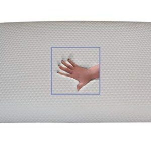 supply24 Ortopedyczna poduszka żelowa z pianki żelowej Bauchschläferkissen poduszka podtrzymująca szyję 80 x 40 x 9 poduszka dla śpiącego brzucha miękka poduszka poduszka