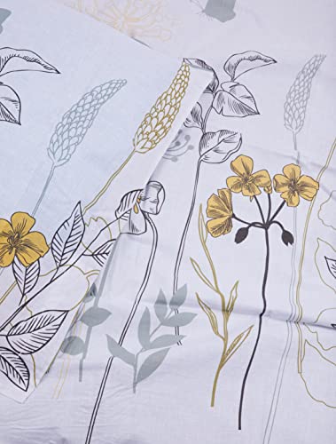 Zestaw pościeli Douceur d’Wewnąur 140x200 cm - Kwiaty Pola, 100% Bawełna - obrazek 5