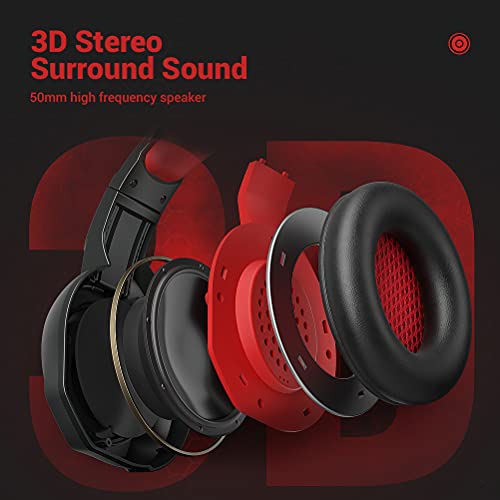 Słuchawki do gier z LED RGB, mikrofonem i redukcją szumów - idealne dla PC, PS4, Switch, Xbox i smartfonów - obrazek 13