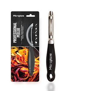 Microplane profesjonalna obieraczka ze stali nierdzewnej/czarna do uży