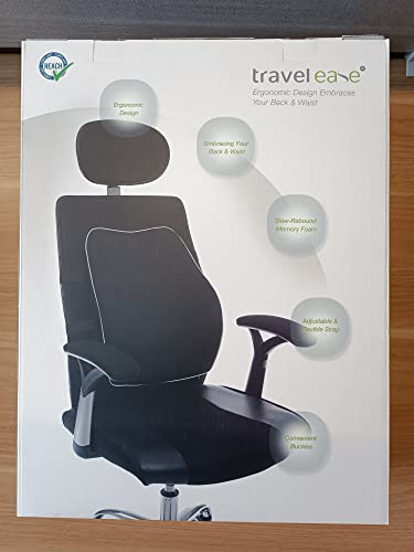 TRAVEL EASE Ergonomiczna Poduszka Lędźwiowa, Podparcie Pleców z Pianki - obrazek 7