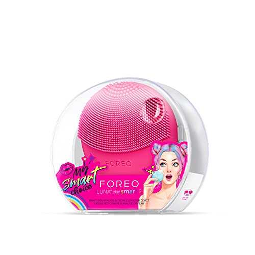 FOREO LUNA play smart 2 - Urządzenie do analizy skóry i oczyszczania twarzy dla wszystkich rodzajów skóry (Cherry Up) - Kompleksowe rozwiązanie dla pielęgnacji skóry - obrazek 5