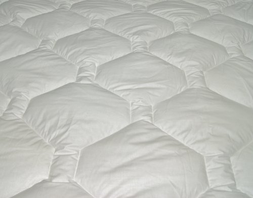 Kołdra pikowana Abeil Bio Attitude 100% bawełna 220 x 240 cm - biała, hipoalergiczna - obrazek 6