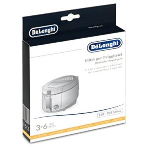Zestaw filtrów De’Longhi FIL.F38 do frytkownicy modelu F38 - zapewnij czyste i smaczne potrawy!