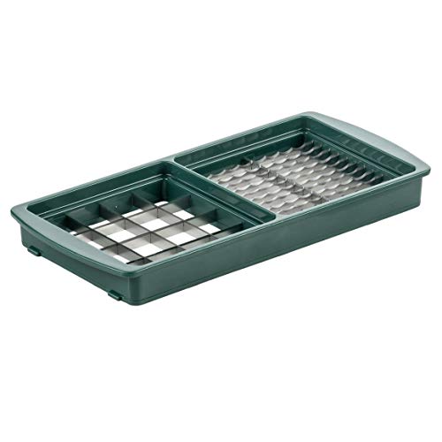Genius Nicer Dicer Plus - kompletny zestaw akcesoriów kuchennych 18 części, tworzywo sztuczne, szmaragdowa zieleń, 26 x 9 x 13 cm - obrazek 6