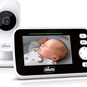 Chicco Monitor wideo Start, z kolorowym ekranem 3,2 cala, zasięg 200 m