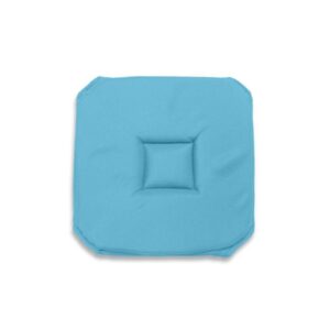 Soleil d’Ocre 008236 Alix - Tapicerka siedziska z poliestru gobelin 40 x 3 x 40 cm - Niebieski/Turkusowy - Wyjątkowy design i wysoka jakość