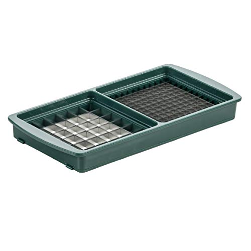Genius Nicer Dicer Plus - kompletny zestaw akcesoriów kuchennych 18 części, tworzywo sztuczne, szmaragdowa zieleń, 26 x 9 x 13 cm - obrazek 7