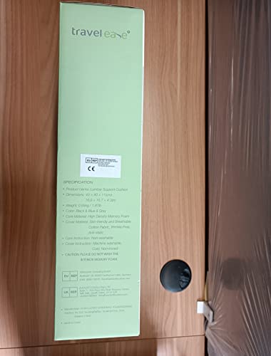 TRAVEL EASE Ergonomiczna Poduszka Lędźwiowa, Podparcie Pleców z Pianki - obrazek 4