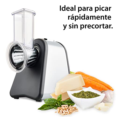 Elektryczna tarka kuchenna Ade KA1802 w kolorze nieutlenianym czarnym/srebrnym 20.5 x 15 x 28.3 cm - obrazek 8