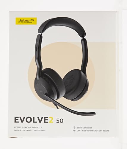 Jabra Evolve2 50 przewodowy zestaw słuchawkowy stereo z technologią Ja - obrazek 7