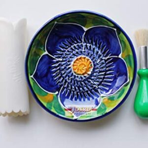 JOSKO Produkte 2738 Sofia talerz do tarcia, fioletowy z zielonym