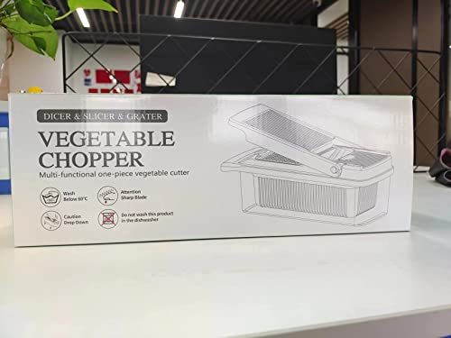 17-w-1 Mandolina ze stali nierdzewnej T-GOGO: Krajalnica do warzyw, tarka, siekacz do sałatek - Czarna - obrazek 3