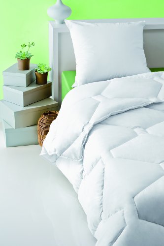 Kołdra pikowana Abeil Bio Attitude 100% bawełna 220 x 240 cm - biała, hipoalergiczna - obrazek 7