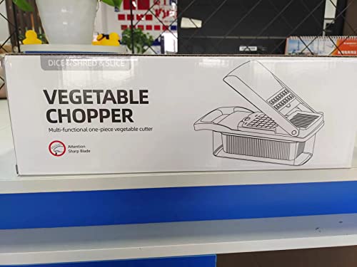 Profesjonalna mandolina kuchenna 13 w 1 z pudełkami do przechowywania - idealna do krojenia i tarcia warzyw - obrazek 3