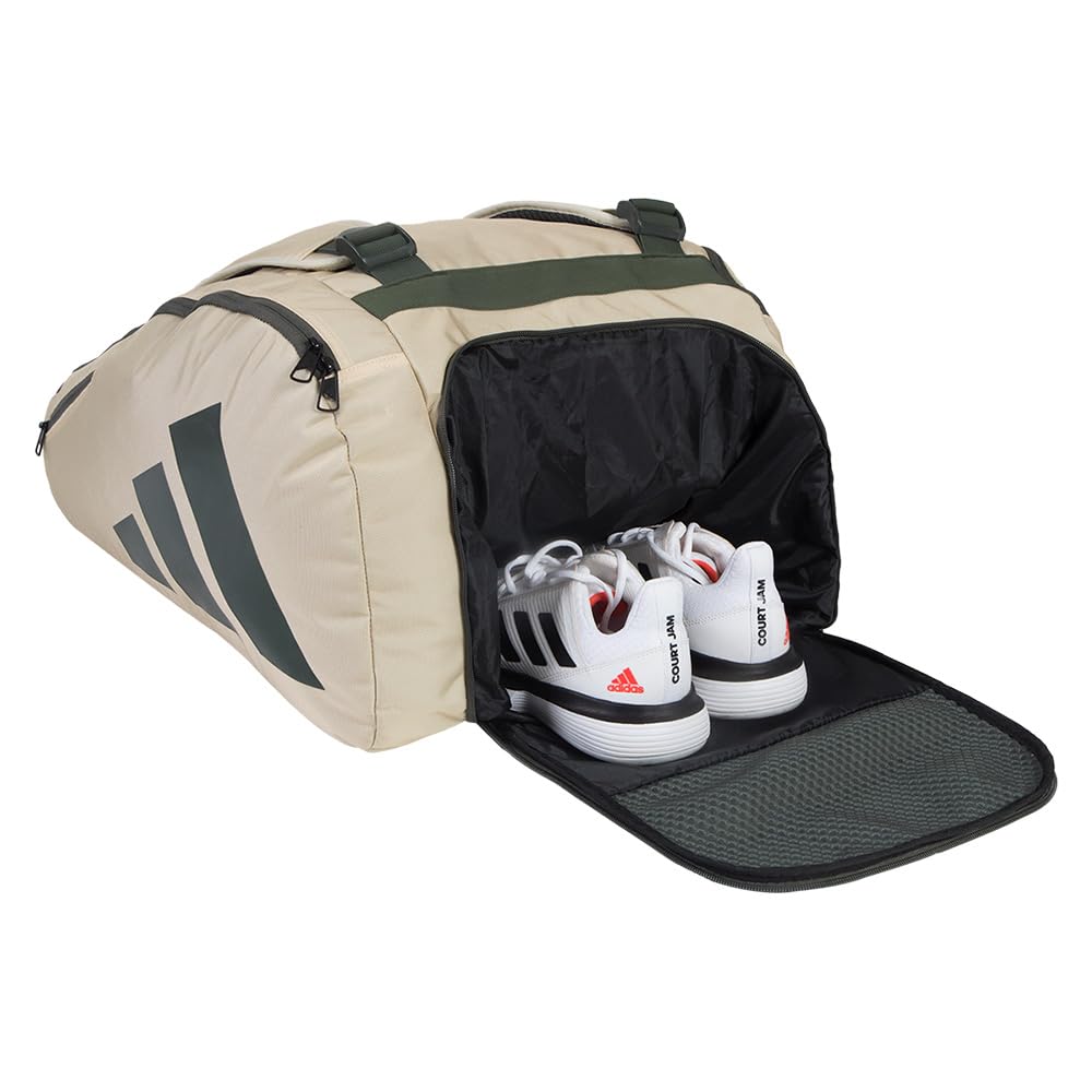 Torba na rakiety adidas Tour 3.2 Piaskowy - lekka, wytrzymała i stylowa - obrazek 7