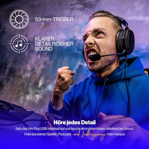 Słuchawki ENDORFY VIRO Plus z karta dźwiękową 7.1 USB i odłączanym mikrofonem - wysoka jakość dźwięku - obrazek 14