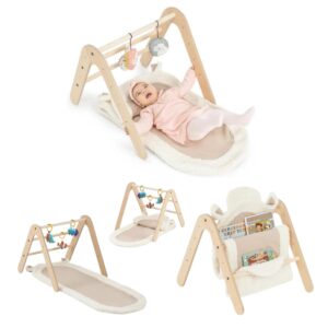 Mamatoyz 17GIMY: 2w1 Siłownia i Regał Montessori z Dywanem