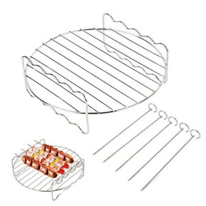 Zestaw stojaków na frytkownicę XL do Ninja Power Airfryer Philips - dwuwarstwowy stojak ze szpikulcem, kompatybilny z wieloma modelami