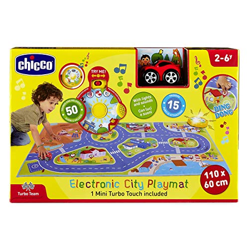Mata do Zabawy Chicco City Mini Turbo: Wielokolorowa, Kompaktowa, Atrakcyjna - obrazek 2