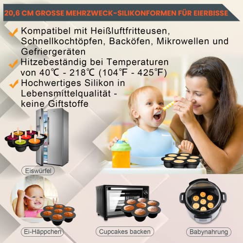 Akcesoria XXL do kwadratowej frytkownicy na gorące powietrze - pasują do urządzeń marki Cosori, Philips, Innsky, Klamer, Princess, Ninjia, Tefal (55 l, 62 l) - kolor czarny - obrazek 10