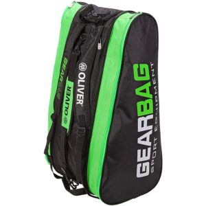 Torba na rakiety Oliver Gearbag Black-Green do tenisa, squasha i badmintona - stylowa i funkcjonalna!