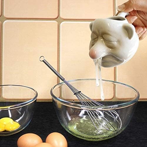 Jevina Ceramic Egg Separator with Yellow Handle - Baking Tool for Kitchen"
"Jevina Ceramic Separator do jajek z żółtym uchwytem - narzędzie do pieczenia do kuchni - obrazek 5