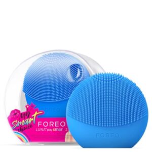 FOREO LUNA play smart 2 - Urządzenie do analizy skóry i oczyszczania twarzy dla wszystkich rodzajów skóry (Peek-A-Blue)