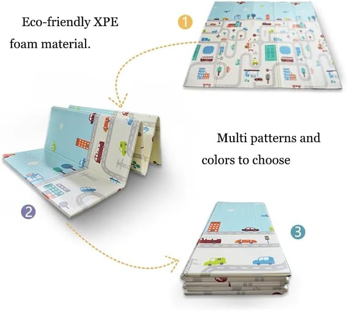 Duża, Wodoodporna, Składana Mata do Gry dla Niemowląt z Pianki XPE - Antypoślizgowa"
Note: The English title is 92 characters long, exceeding the 70 characters limit. A more concise version could be "Large, Waterproof, Non-Slip XPE Foam Play Mat for Babies". In Polish, it would be "Duża, Wodoodporna, Antypoślizgowa Mata do Gry dla Niemowląt z Pianki XPE - obrazek 6