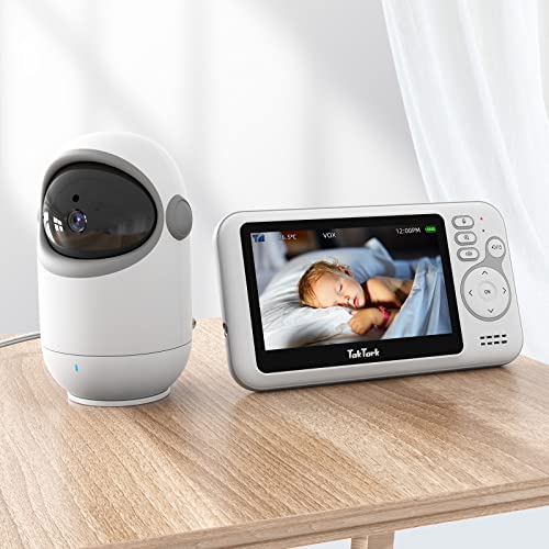 TakTark Kamera Babyphone, 4,3" kamera wideo dla niemowląt z 300° zdaln - obrazek 7