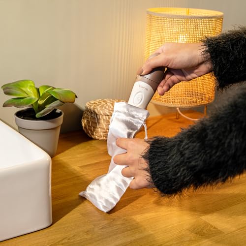 Cecotec Bamba FaceCare TotalClean - Szczotka do twarzy i masażer z 9 głowicami i obrotem 360º, ergonomiczna konstrukcja, torba podróżna - obrazek 2