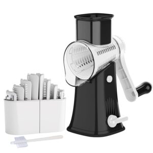 Ręczna krajalnica do warzyw z 5 ostrzami ze stali nierdzewnej - idealna pomoc kuchenna do krojenia warzyw, sera, ziemniaków i owoców