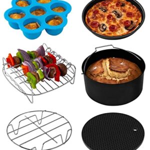 COSORI Zestaw akcesoriów do frytownicy powietrznej, pasuje do wszystki