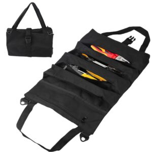 5-Pocket Tool Bag with Zipper for Craftsmen, Electricians, and Car Mechanics (Black)"
"Torba narzędziowa 5-kieszeniowa z zamkiem błyskawicznym dla rzemieślników, elektryków i mechaników samochodowych (Czarna)