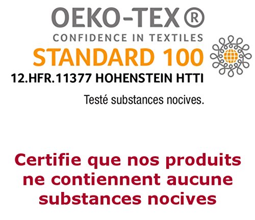 Kołdra pikowana Abeil Bio Attitude 100% bawełna 220 x 240 cm - biała, hipoalergiczna - obrazek 3